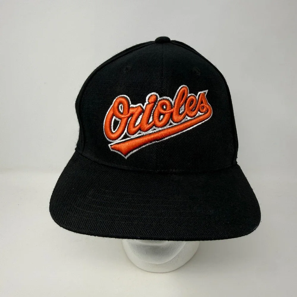 American Needle Baltimore Orioles Cooperstown Collection Snapback Hat Black Mens